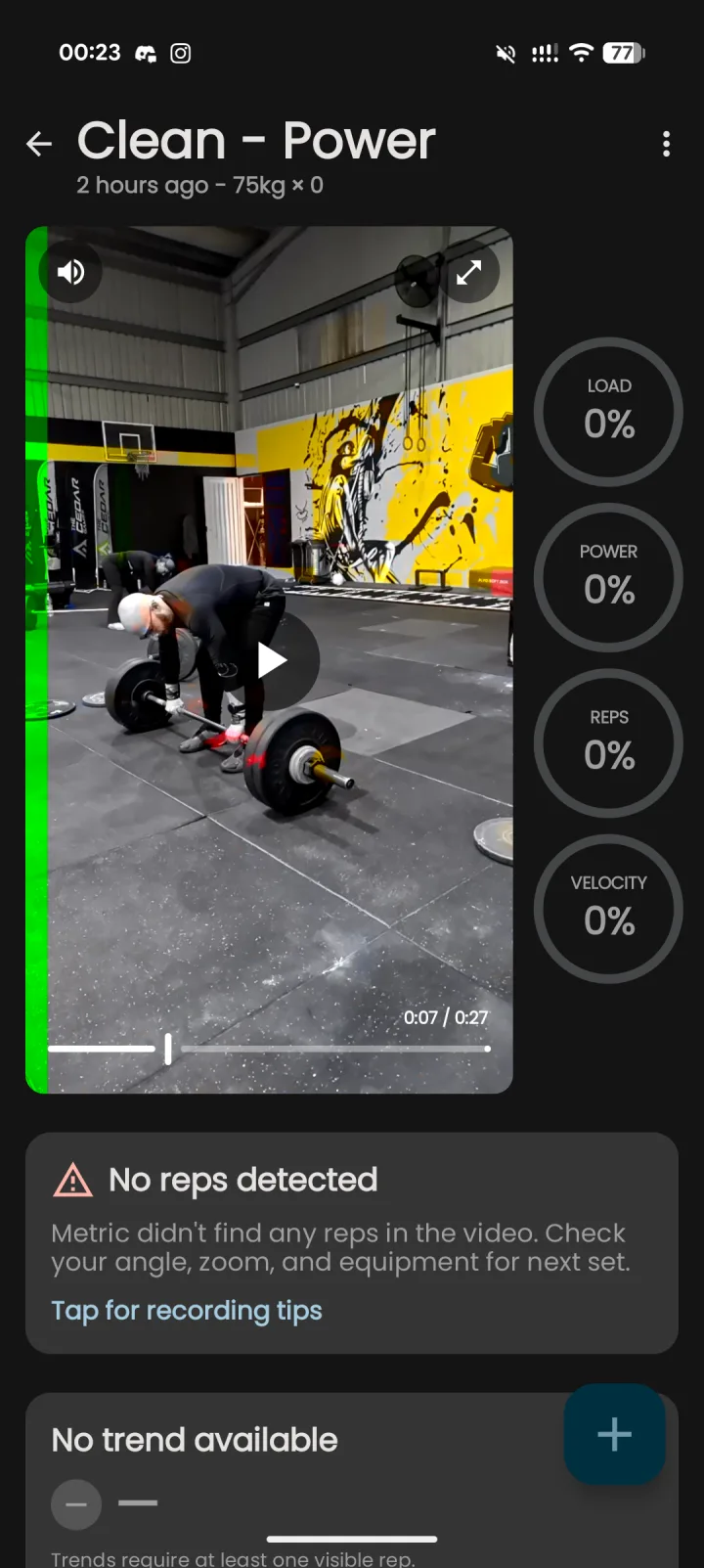 Pixel 10 screenshot showing the green chroma shift bug — a thick green vertical bar down the left side of the video frame during set review